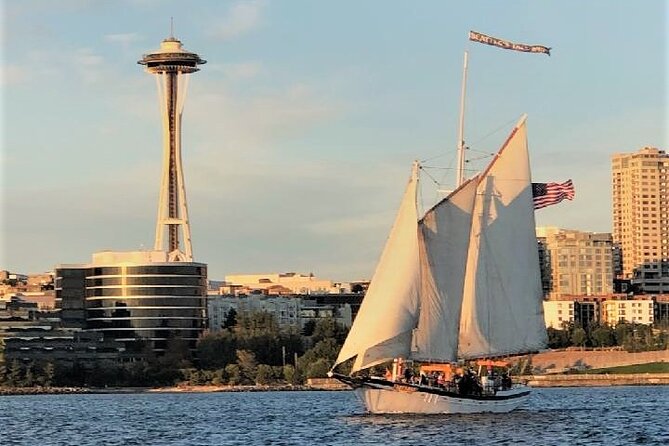 Seattle Sailing Harbor Tour - The Space Needle photo moment