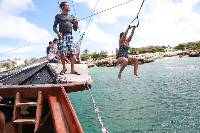 Set Sail in Aruba: Jolly Pirate Cruise with Snorkel Adventure - BBQ lunch is more than a snack between swims