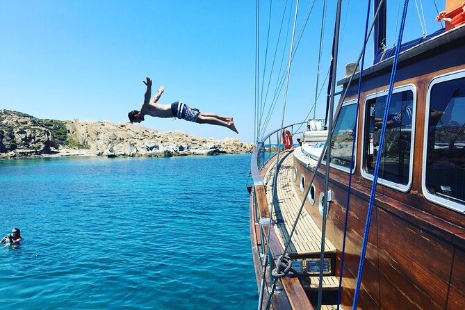 Shared Mykonos Sail Cruise to Delos and Rhenia Islands - The onboard BBQ is a real part of the value
