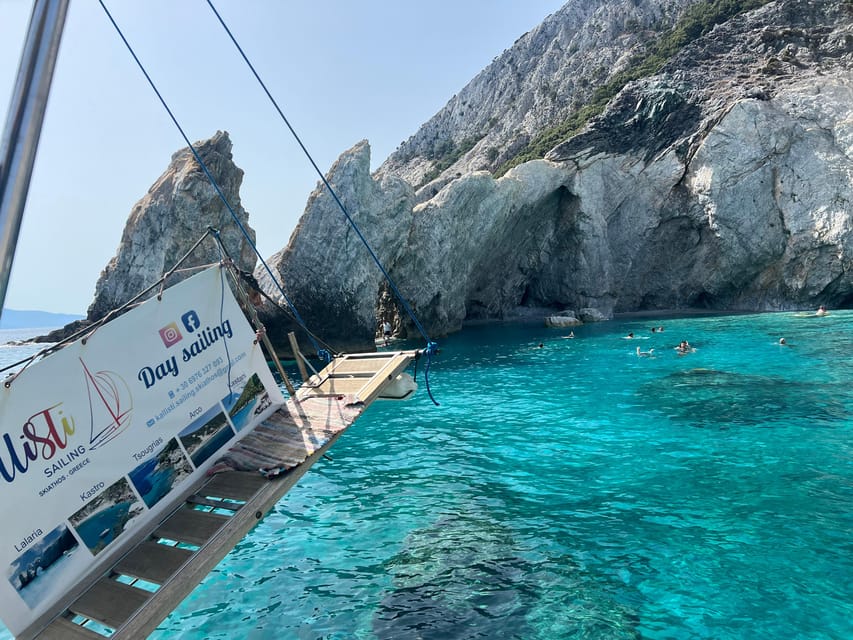 Skiathos: day sailing trip with swim stops and lunch - Swim stops, snorkeling, and SUP