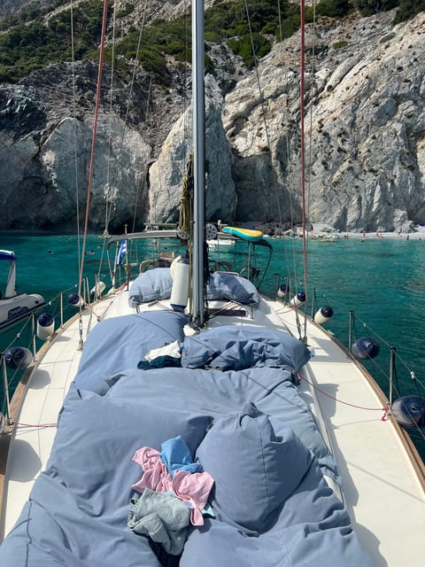 Skiathos: day sailing trip with swim stops and lunch - Lunch aboard the yacht