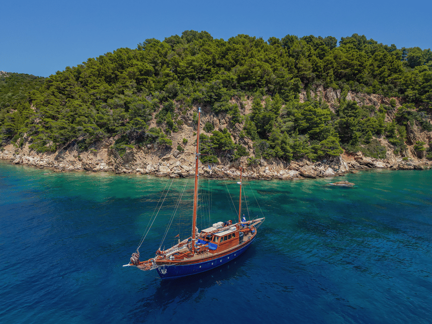 Skiathos: Wooden Sailboat Full- or Half-Day Trip with Meal - Key points to know before booking