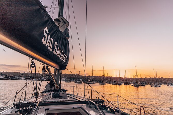 Small-Group San Diego Sunset Sailing Excursion - A six-person sail with San Diego as the backdrop