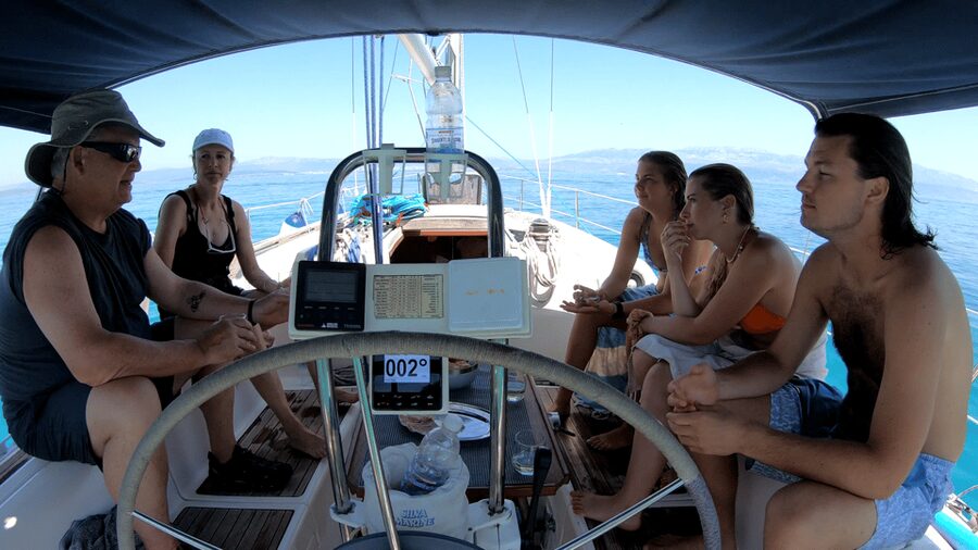 Split: Half Day Sailing Tour with Swim Stop, Snacks and Wine - Local snacks and wine on board