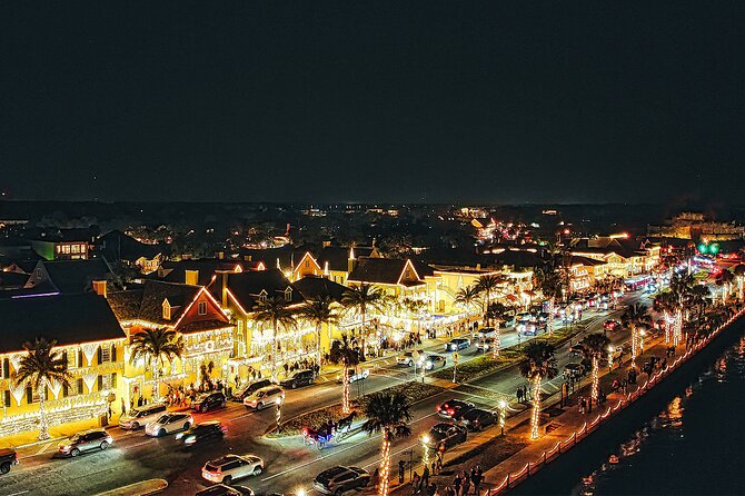 St Augustine Nights of Lights Tour with Live Music and Sunset Opt - What the route gives you from the bay