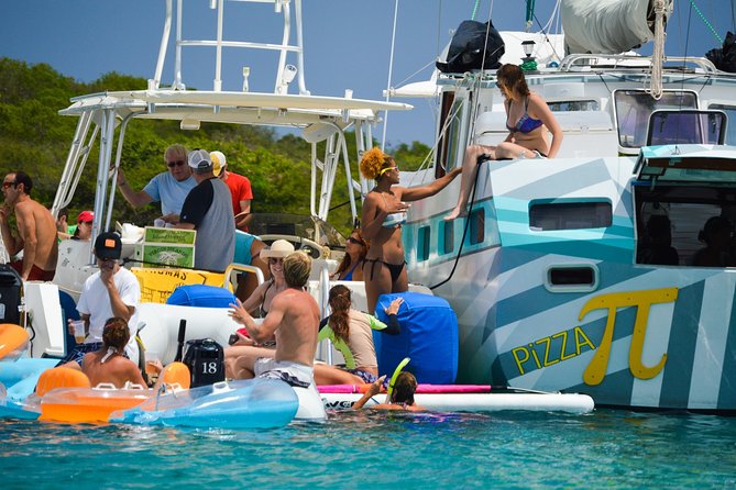 St. John PiZZA Pi Snorkel Sail with Beach Stop, Lunch & Open Bar - Westin - A beach stop and time to slow down