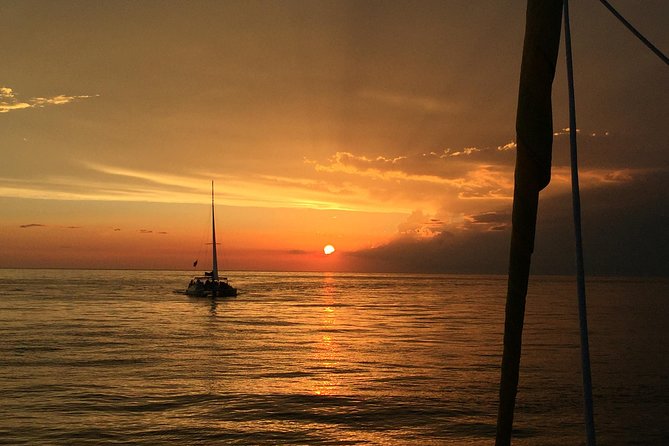 Sunset Dolphin Sail Aboard the Footloose Catamaran - Why the Footloose sunset cruise works so well