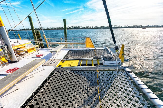 Sunset Dolphin Sail Aboard the Privateer Catamaran - Seating, comfort, and what to bring