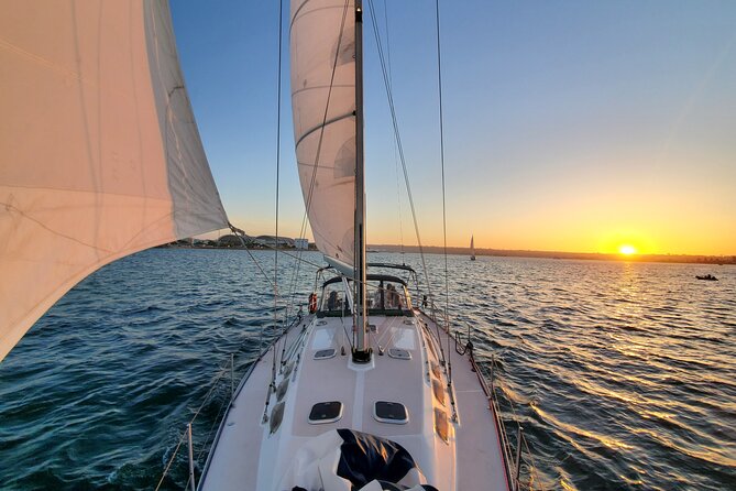 Sunset Sail Along the San Diego Skyline - Bean bags, blankets, and the feel of the boat