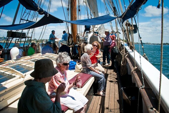 Sydney Harbour: Tall Ship Lunch Cruise - Lunch With the Sails Overhead