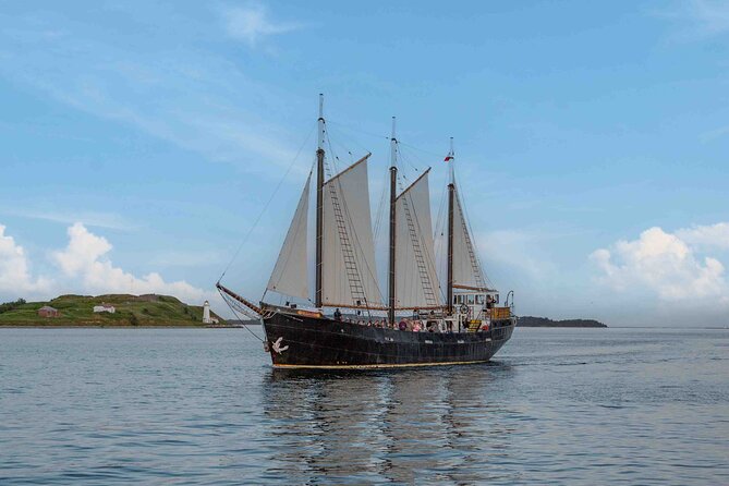 Tall Ship Silva Sailing Cruise Ft. a Live Musician - Leaving Halifax Waterfront on the Silva