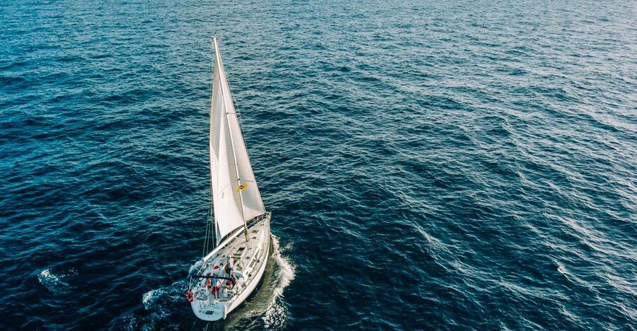 Tenerife: Sailboat Tour Whale Watching Food and Snorkeling - Leaving Puerto Colón for Tenerife’s south coast