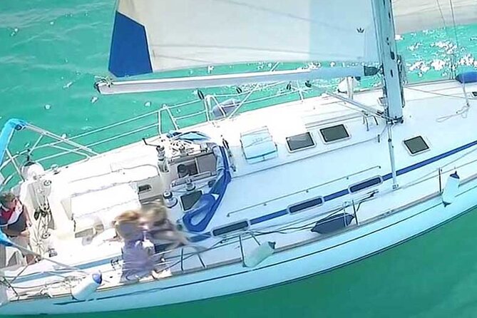 Tour Sailboat 15 mt. BOARDING FROM LA MADDALENA islands Archipelago - Spargi brings the first clear-water stop