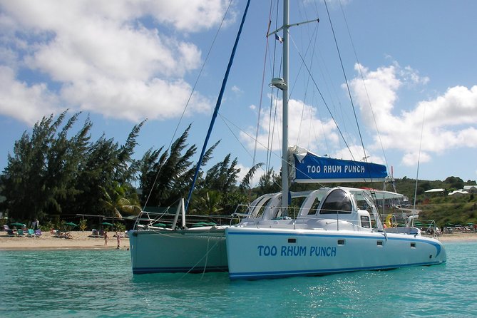 Tropical Catamaran Snorkeling, Sailing And Beach Experience - Sailing Toward a Beach Stop