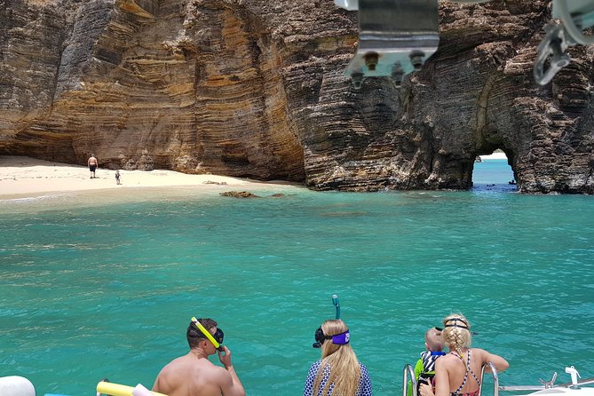 Tropical Catamaran Snorkeling & Sailing - Sailing the leeward coast between stops
