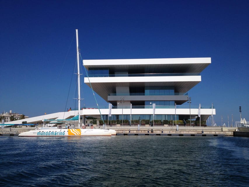Valencia: Sailing Catamaran Cruise with Valencian Lunch - Valencia’s coast from the water