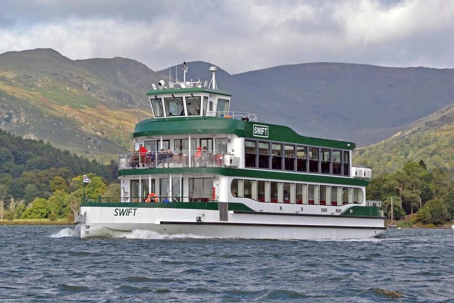 Windermere Red Cruise: Sail Between Bowness and Ambleside - Leaving Bowness on Windermere